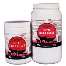 triple sulfa bolus